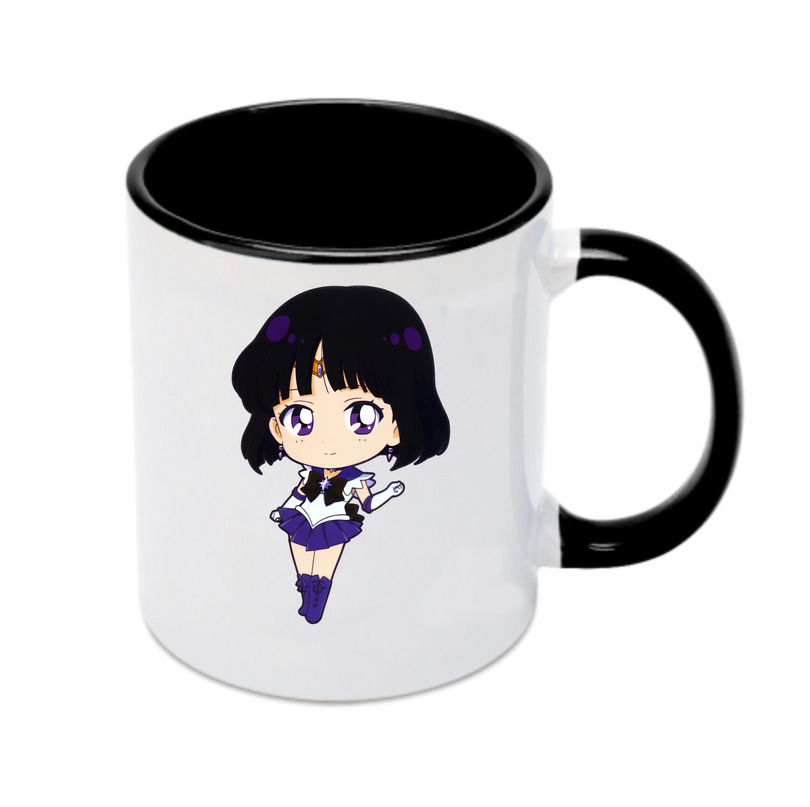 （画像用） 美少女戦士セーラームーン 土萠ほたる Sailor Moon Tomoe Hotaru （セーラーサターン；Sailor Saturn） カラーマグカップ