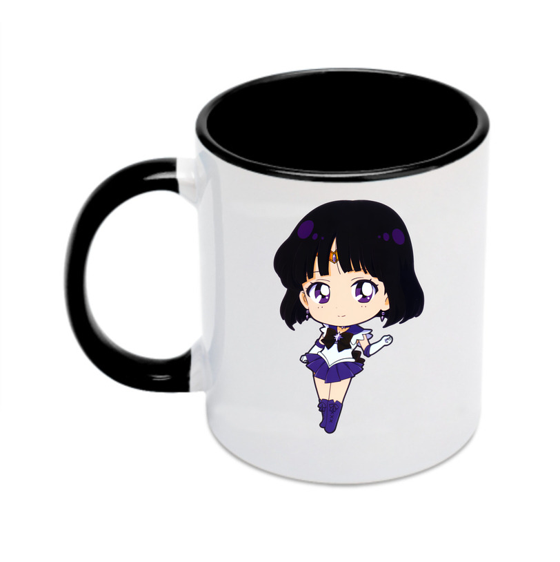 （画像用） 美少女戦士セーラームーン 土萠ほたる Sailor Moon Tomoe Hotaru （セーラーサターン；Sailor Saturn） カラーマグカップ