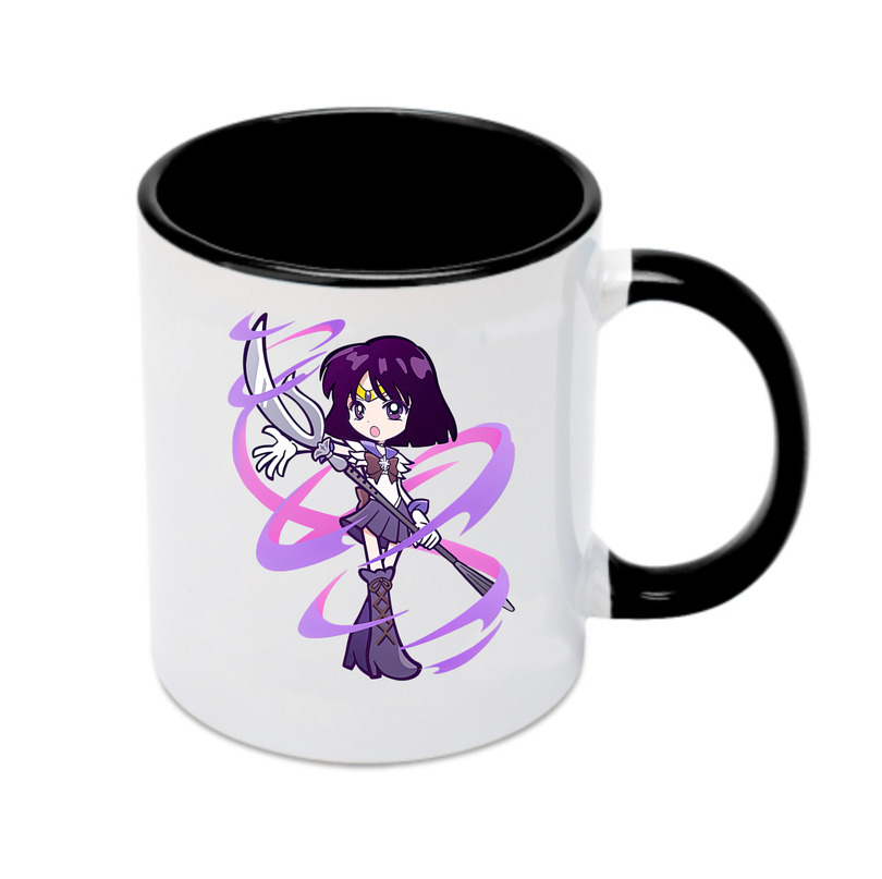 （画像用） 美少女戦士セーラームーン 土萠ほたる Sailor Moon Tomoe Hotaru （セーラーサターン；Sailor Saturn） カラーマグカップ