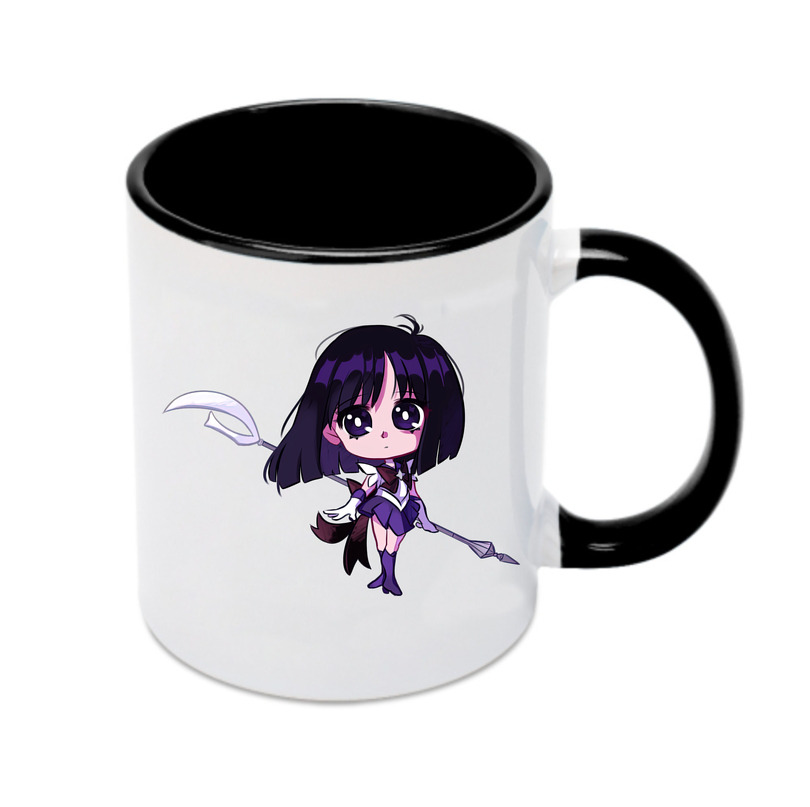 （画像用） 美少女戦士セーラームーン 土萠ほたる Sailor Moon Tomoe Hotaru （セーラーサターン；Sailor Saturn） カラーマグカップ