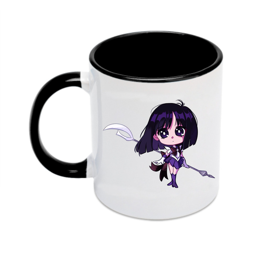 （画像用） 美少女戦士セーラームーン 土萠ほたる Sailor Moon Tomoe Hotaru （セーラーサターン；Sailor Saturn） カラーマグカップ