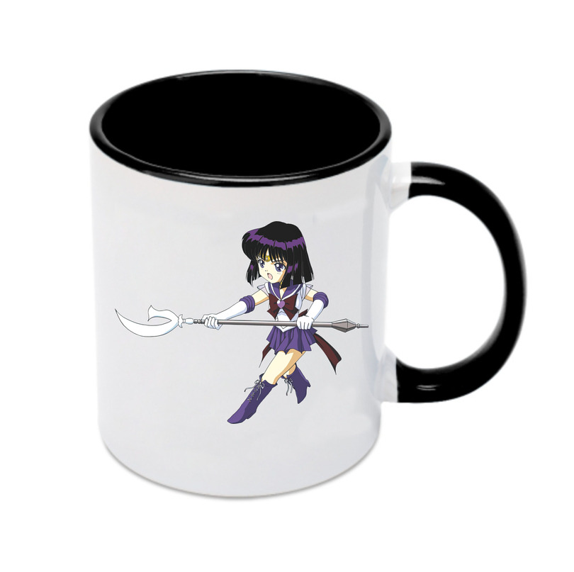 （画像用） 美少女戦士セーラームーン 土萠ほたる Sailor Moon Tomoe Hotaru （セーラーサターン；Sailor Saturn） カラーマグカップ