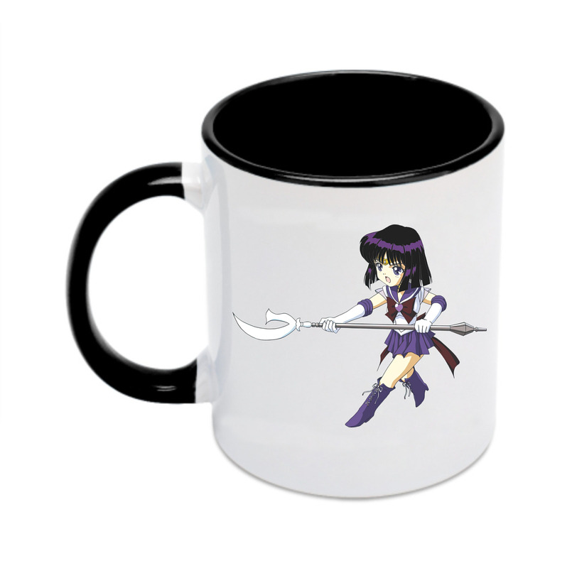 （画像用） 美少女戦士セーラームーン 土萠ほたる Sailor Moon Tomoe Hotaru （セーラーサターン；Sailor Saturn） カラーマグカップ