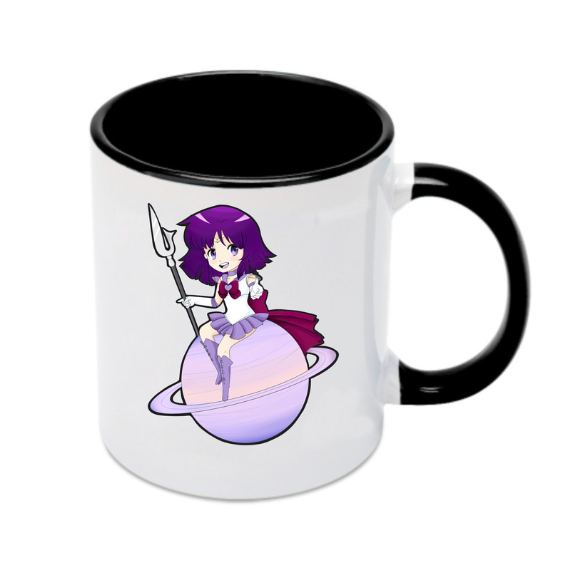 （画像用） 美少女戦士セーラームーン 土萠ほたる Sailor Moon Tomoe Hotaru （セーラーサターン；Sailor Saturn） カラーマグカップ