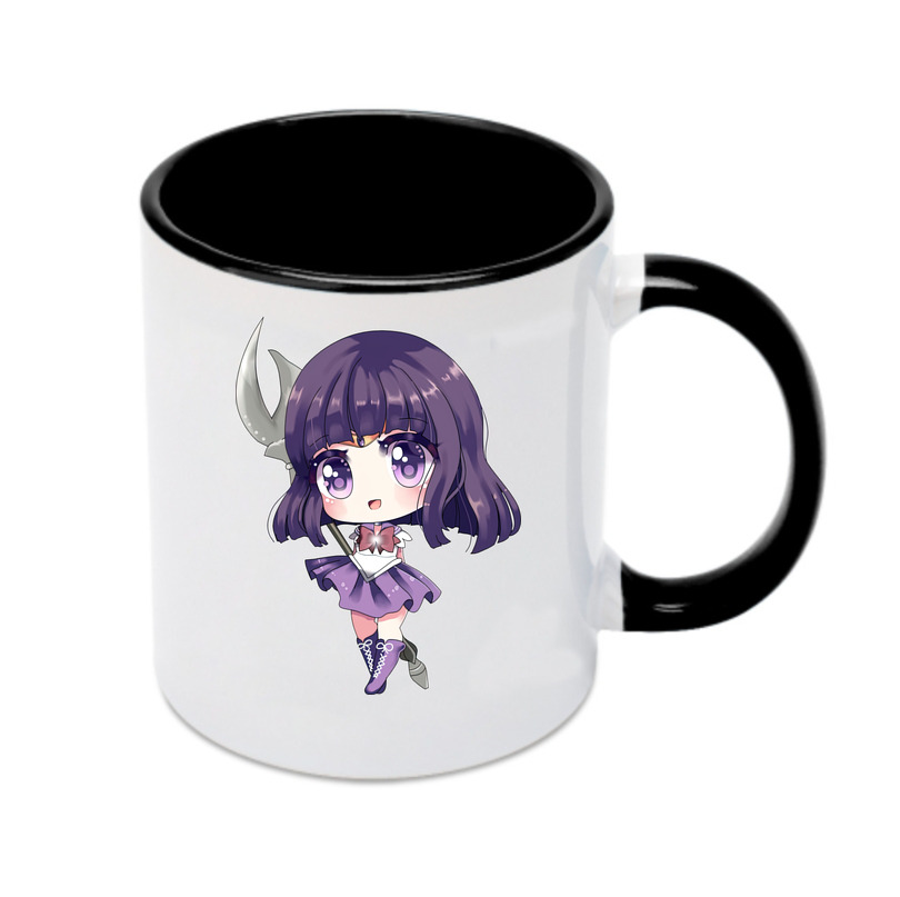 （画像用） 美少女戦士セーラームーン 土萠ほたる Sailor Moon Tomoe Hotaru （セーラーサターン；Sailor Saturn） カラーマグカップ