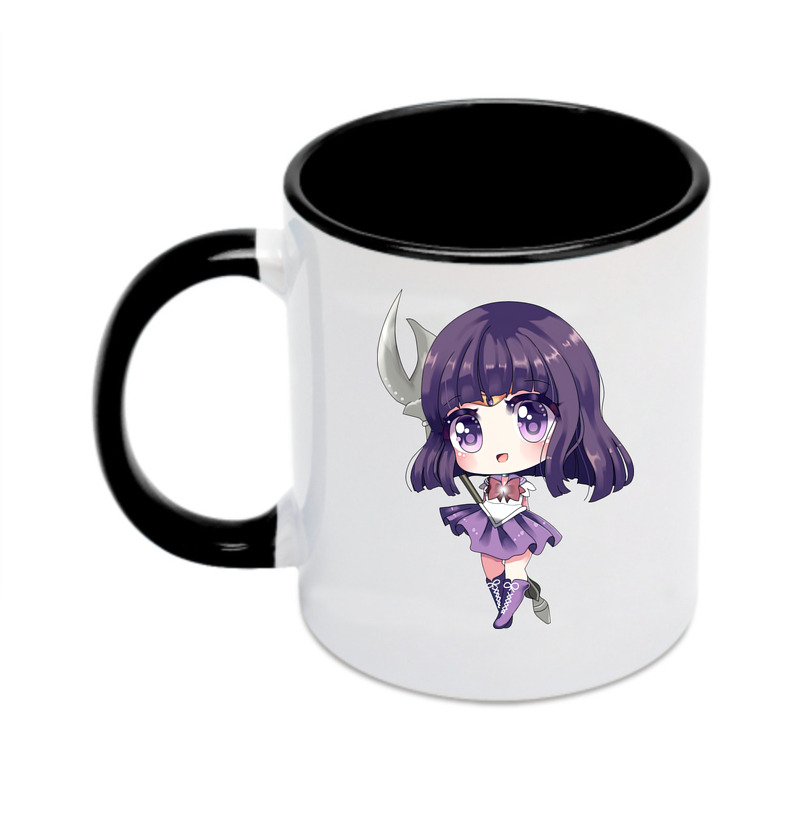 （画像用） 美少女戦士セーラームーン 土萠ほたる Sailor Moon Tomoe Hotaru （セーラーサターン；Sailor Saturn） カラーマグカップ
