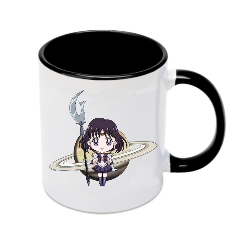 （画像用） 美少女戦士セーラームーン 土萠ほたる Sailor Moon Tomoe Hotaru （セーラーサターン；Sailor Saturn） カラーマグカップ