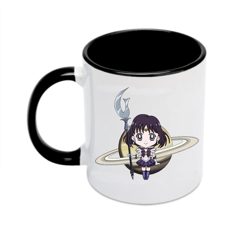 （画像用） 美少女戦士セーラームーン 土萠ほたる Sailor Moon Tomoe Hotaru （セーラーサターン；Sailor Saturn） カラーマグカップ
