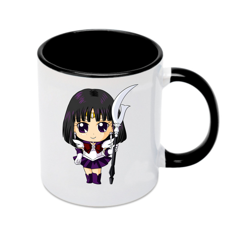 （画像用） 美少女戦士セーラームーン 土萠ほたる Sailor Moon Tomoe Hotaru （セーラーサターン；Sailor Saturn） カラーマグカップ