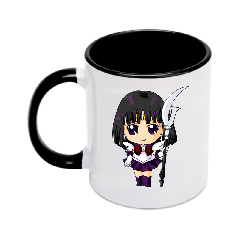 （画像用） 美少女戦士セーラームーン 土萠ほたる Sailor Moon Tomoe Hotaru （セーラーサターン；Sailor Saturn） カラーマグカップ