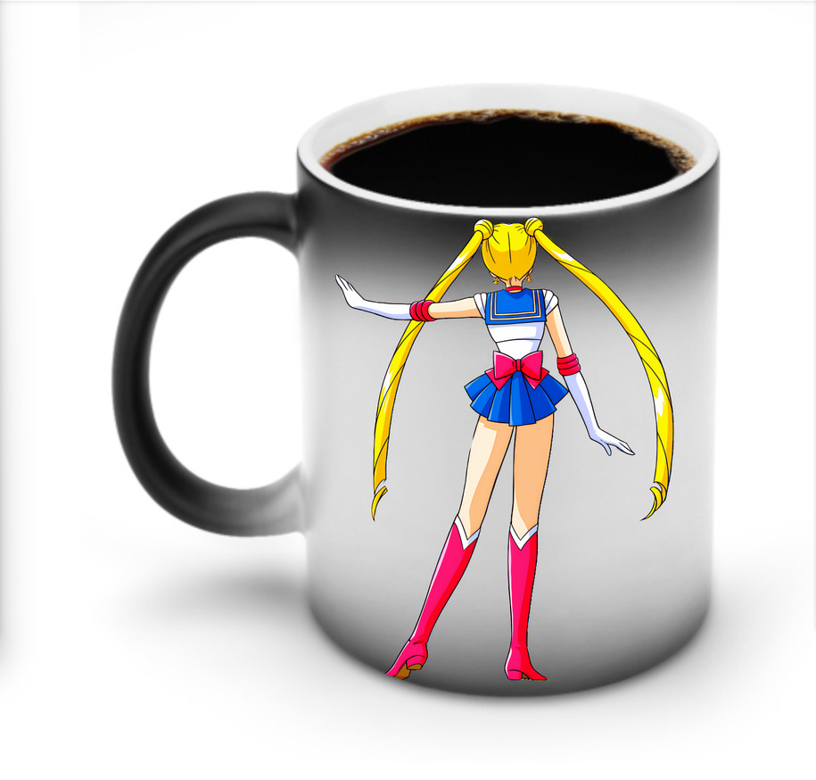 （画像用） 美少女戦士セーラームーン 月野 うさぎ つきの うさぎ Sailor Moon Tsukino Usagi 温度変色マグカップ