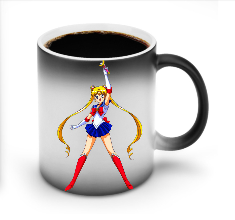 （画像用） 美少女戦士セーラームーン 月野 うさぎ つきの うさぎ Sailor Moon Tsukino Usagi 温度変色マグカップ
