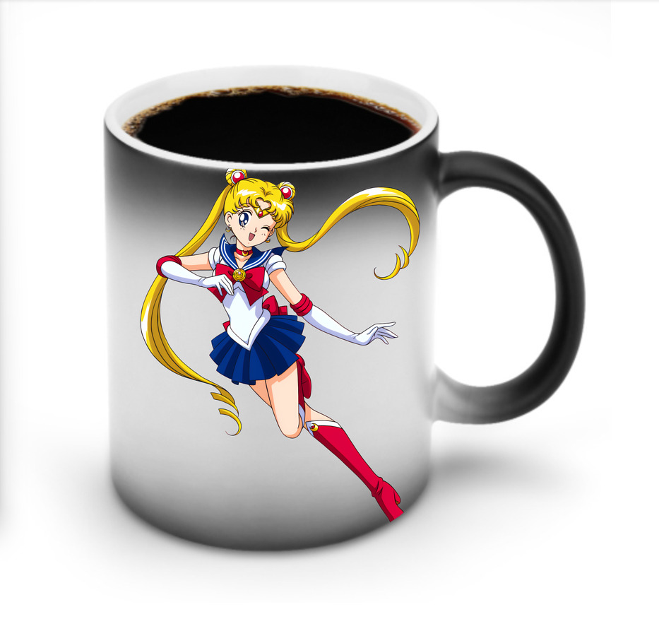 （画像用） 美少女戦士セーラームーン 月野 うさぎ つきの うさぎ Sailor Moon Tsukino Usagi 温度変色マグカップ