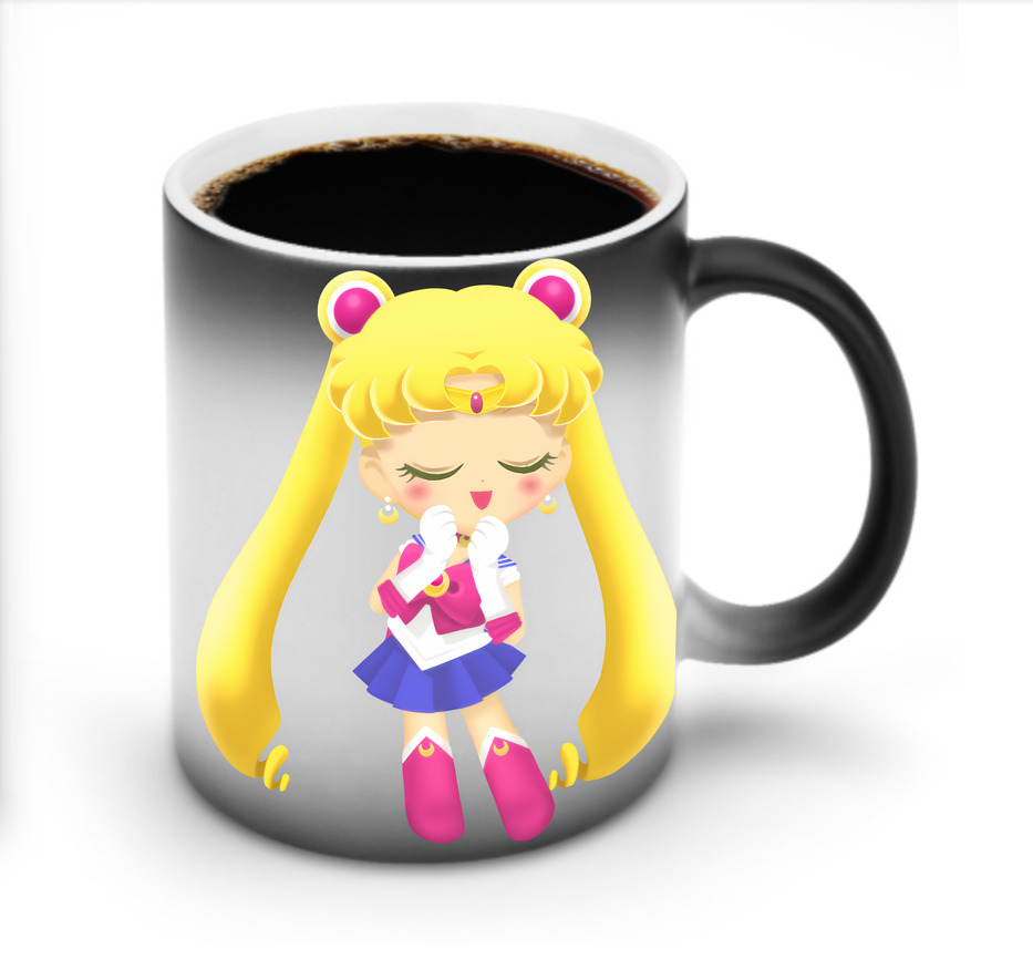 （画像用） 美少女戦士セーラームーン 月野 うさぎ つきの うさぎ Sailor Moon Tsukino Usagi 温度変色マグカップ