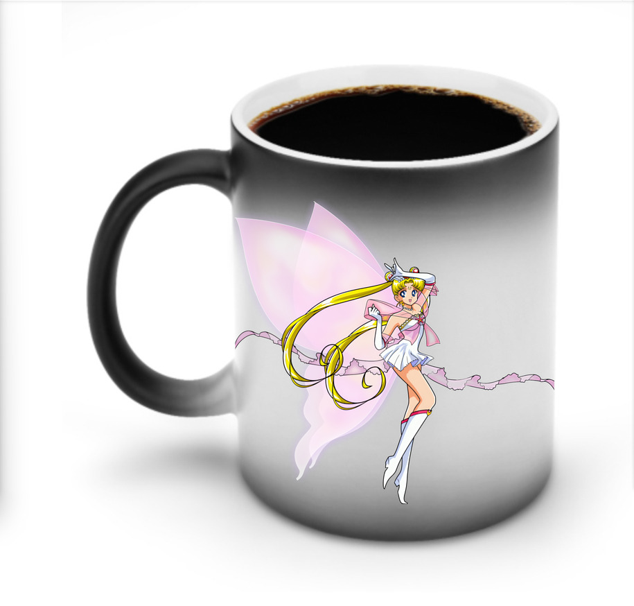 （画像用） 美少女戦士セーラームーン 月野 うさぎ つきの うさぎ Sailor Moon Tsukino Usagi 温度変色マグカップ