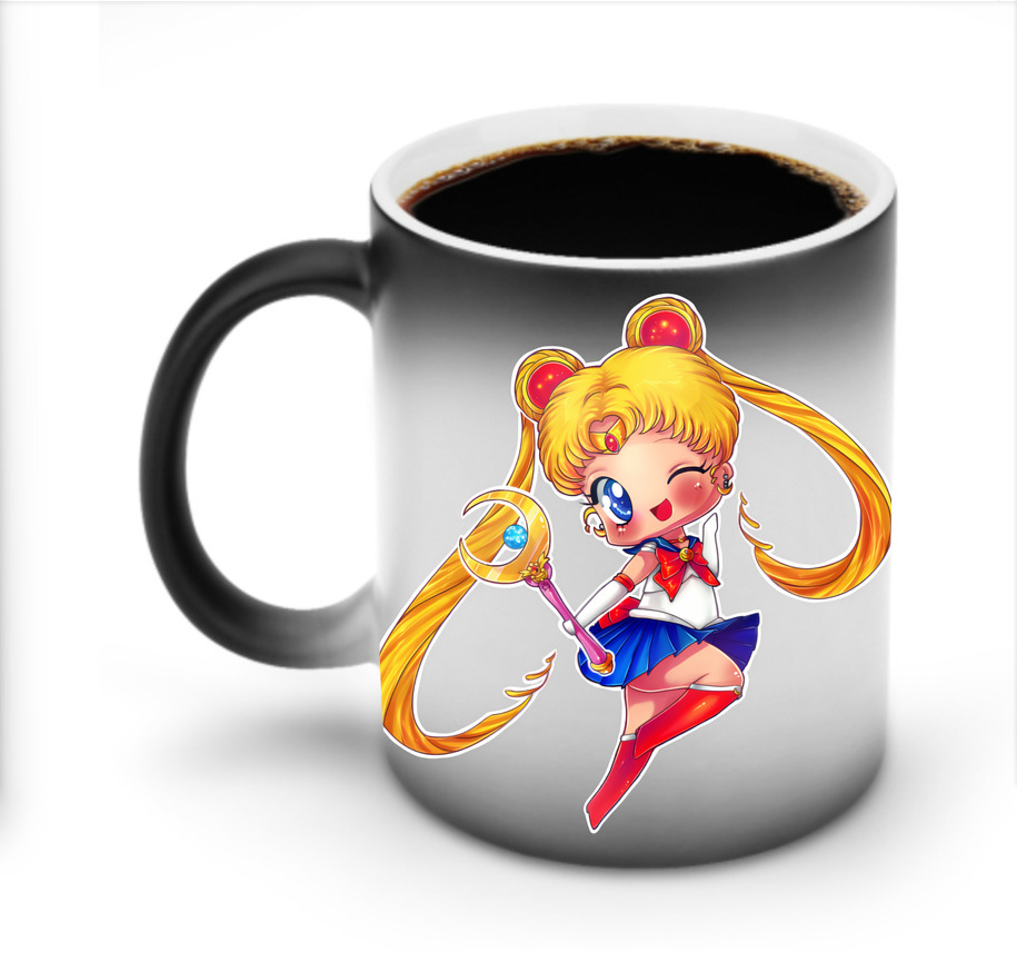 （画像用） 美少女戦士セーラームーン 月野 うさぎ つきの うさぎ Sailor Moon Tsukino Usagi 温度変色マグカップ