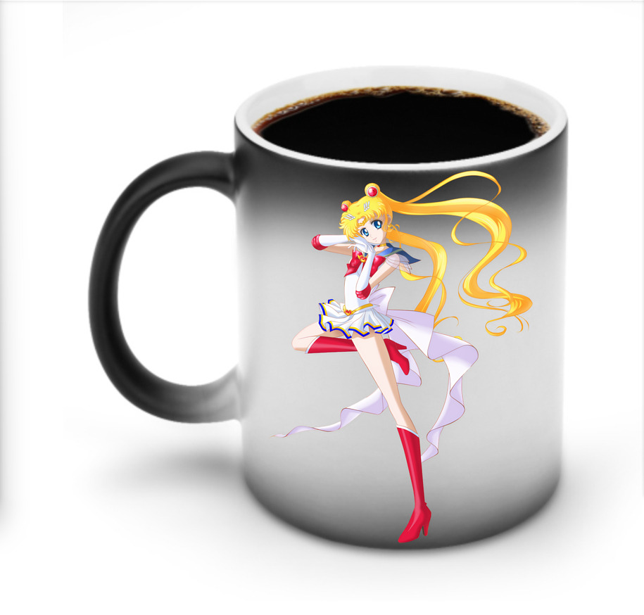 （画像用） 美少女戦士セーラームーン 月野 うさぎ つきの うさぎ Sailor Moon Tsukino Usagi 温度変色マグカップ