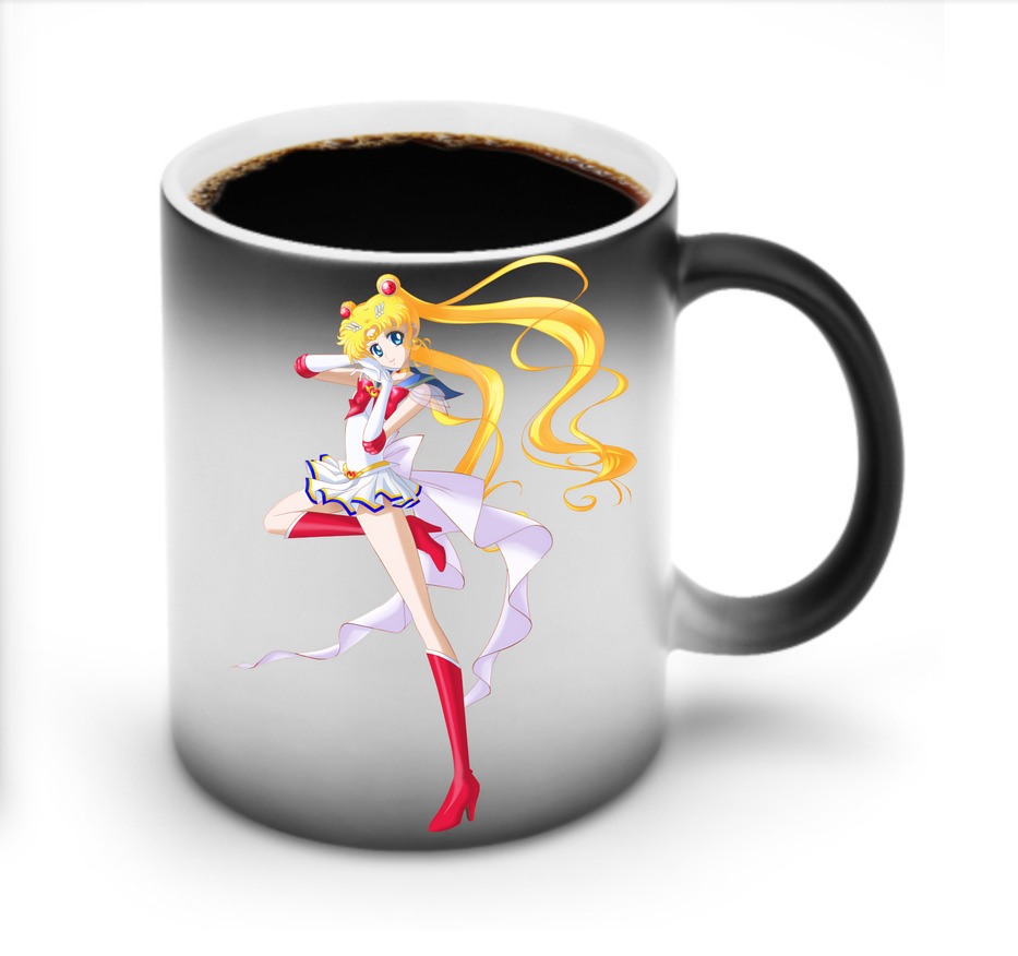 （画像用） 美少女戦士セーラームーン 月野 うさぎ つきの うさぎ Sailor Moon Tsukino Usagi 温度変色マグカップ