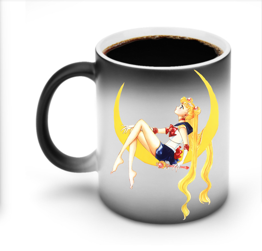 （画像用） 美少女戦士セーラームーン 月野 うさぎ つきの うさぎ Sailor Moon Tsukino Usagi 温度変色マグカップ