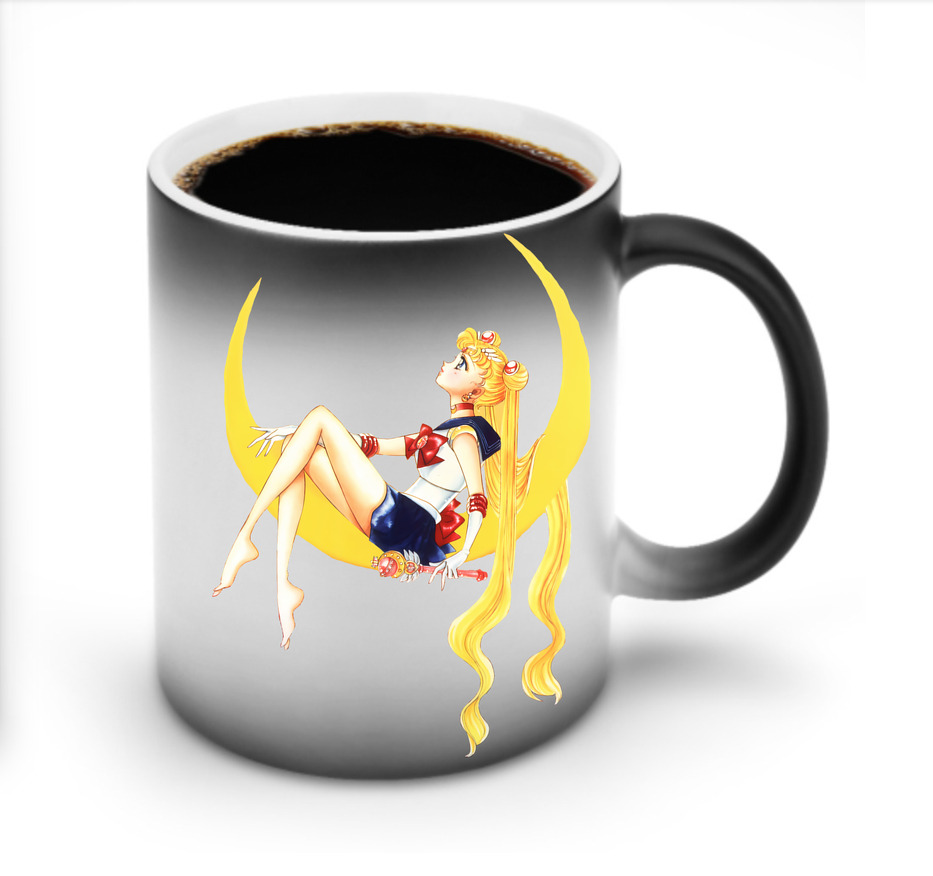 （画像用） 美少女戦士セーラームーン 月野 うさぎ つきの うさぎ Sailor Moon Tsukino Usagi 温度変色マグカップ