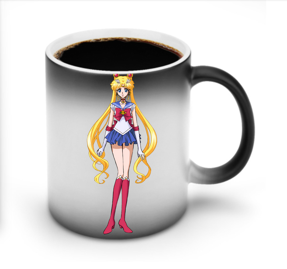 （画像用） 美少女戦士セーラームーン 月野 うさぎ つきの うさぎ Sailor Moon Tsukino Usagi 温度変色マグカップ