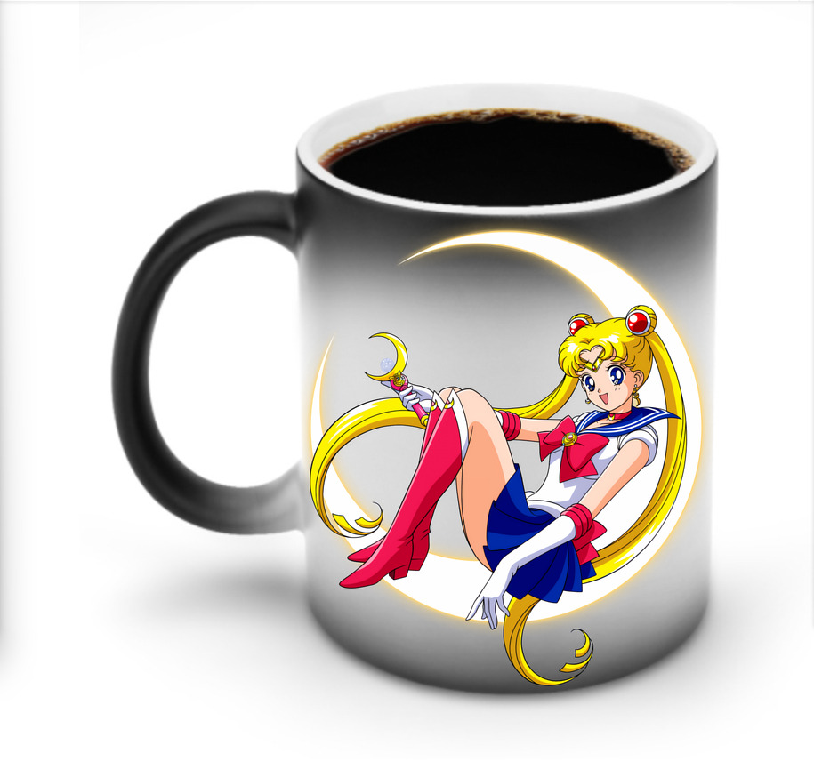 （画像用） 美少女戦士セーラームーン 月野 うさぎ つきの うさぎ Sailor Moon Tsukino Usagi 温度変色マグカップ