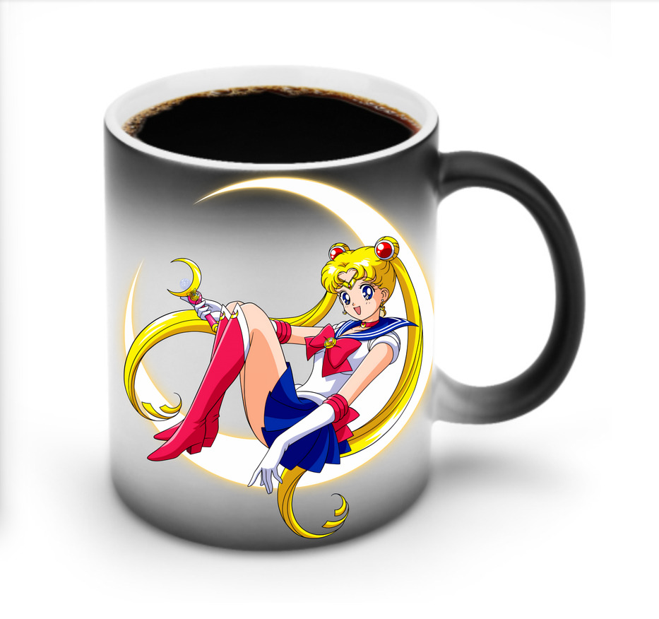 （画像用） 美少女戦士セーラームーン 月野 うさぎ つきの うさぎ Sailor Moon Tsukino Usagi 温度変色マグカップ