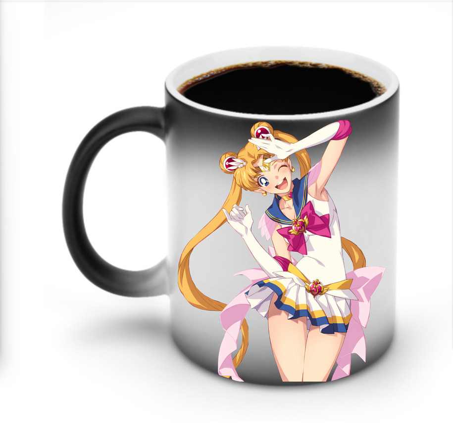 （画像用） 美少女戦士セーラームーン 月野 うさぎ つきの うさぎ Sailor Moon Tsukino Usagi 温度変色マグカップ