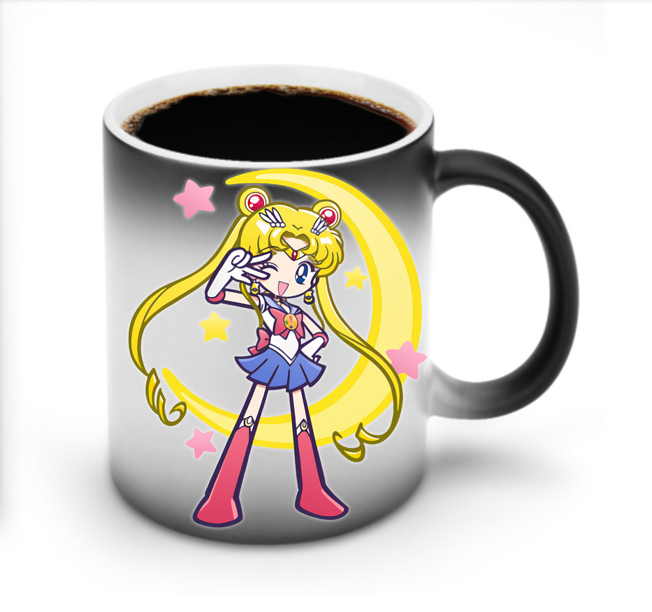 （画像用） 美少女戦士セーラームーン 月野 うさぎ つきの うさぎ Sailor Moon Tsukino Usagi 温度変色マグカップ