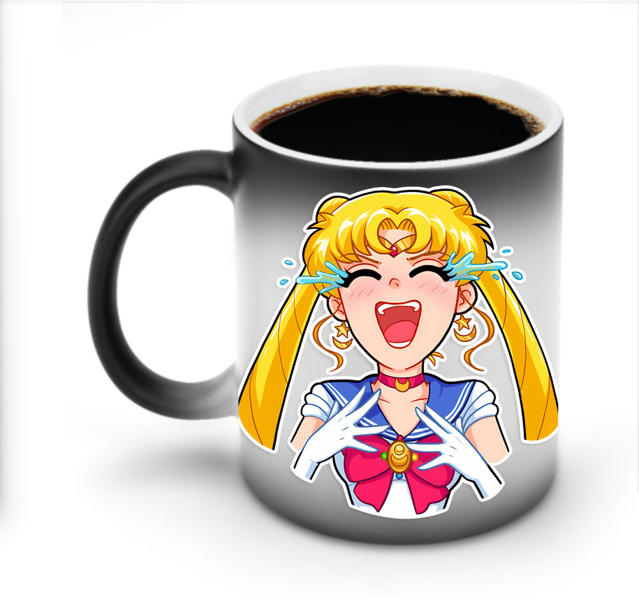 （画像用） 美少女戦士セーラームーン 月野 うさぎ つきの うさぎ Sailor Moon Tsukino Usagi 温度変色マグカップ