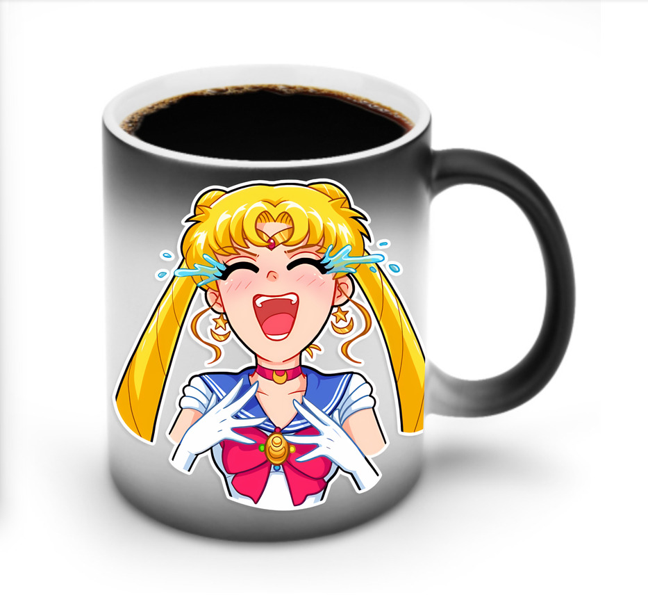 （画像用） 美少女戦士セーラームーン 月野 うさぎ つきの うさぎ Sailor Moon Tsukino Usagi 温度変色マグカップ