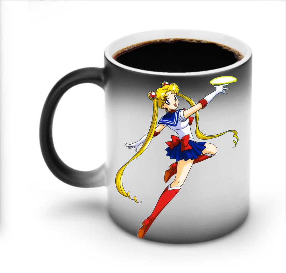 （画像用） 美少女戦士セーラームーン 月野 うさぎ つきの うさぎ Sailor Moon Tsukino Usagi 温度変色マグカップ