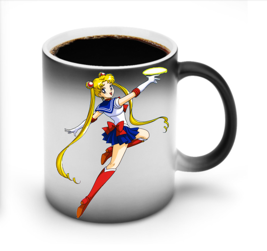 （画像用） 美少女戦士セーラームーン 月野 うさぎ つきの うさぎ Sailor Moon Tsukino Usagi 温度変色マグカップ