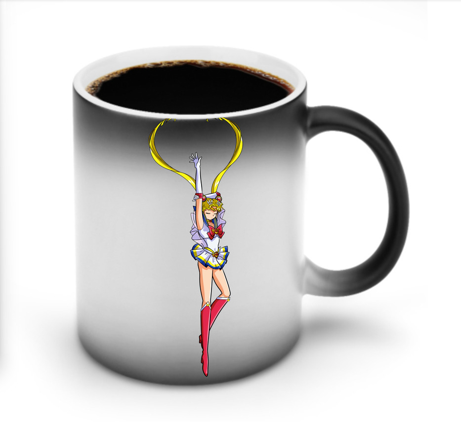（画像用） 美少女戦士セーラームーン 月野 うさぎ つきの うさぎ Sailor Moon Tsukino Usagi 温度変色マグカップ