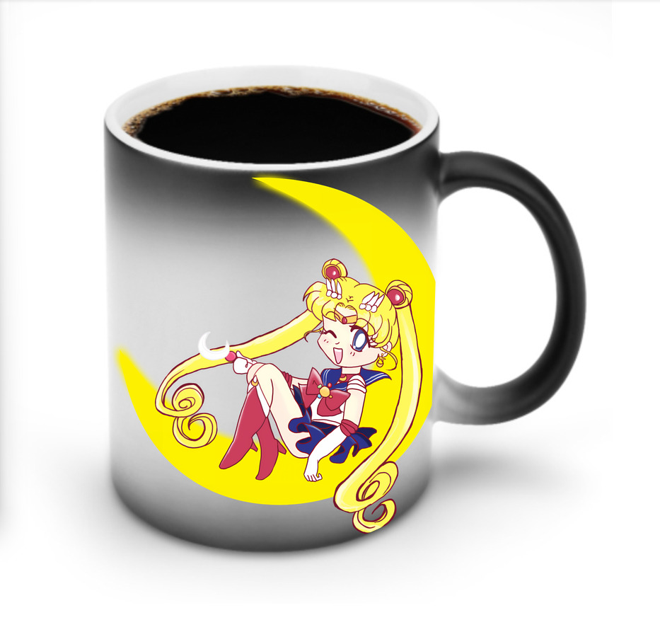 （画像用） 美少女戦士セーラームーン 月野 うさぎ つきの うさぎ Sailor Moon Tsukino Usagi 温度変色マグカップ