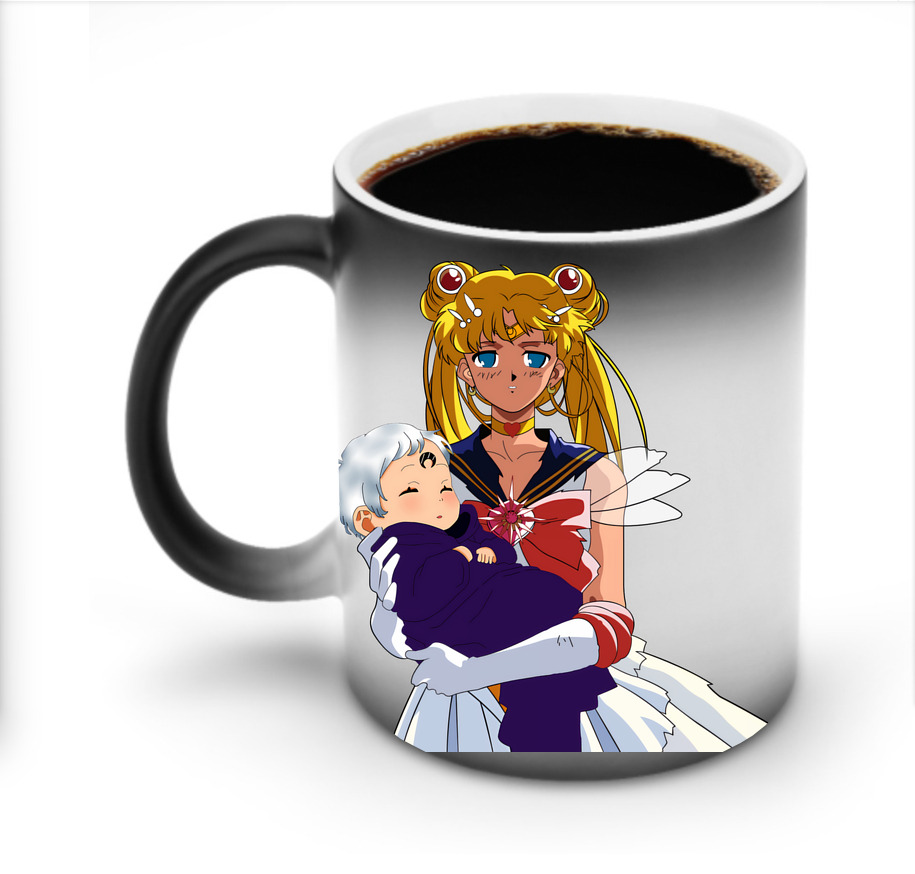 （画像用） 美少女戦士セーラームーン 月野 うさぎ つきの うさぎ Sailor Moon Tsukino Usagi 温度変色マグカップ