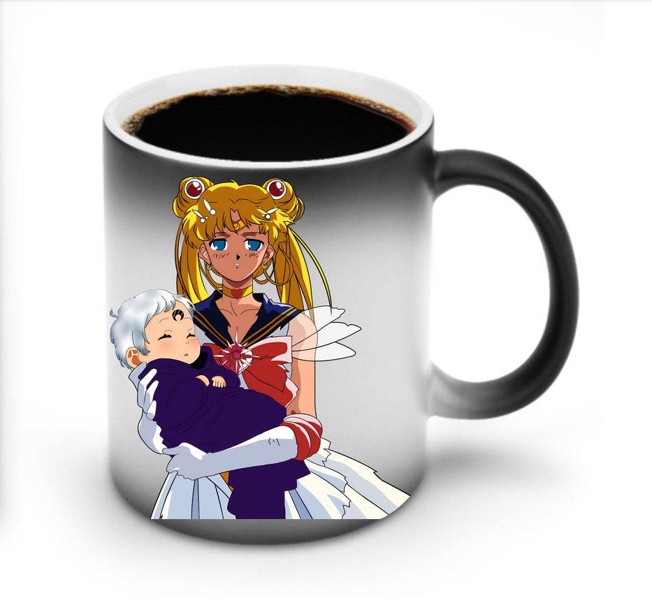 （画像用） 美少女戦士セーラームーン 月野 うさぎ つきの うさぎ Sailor Moon Tsukino Usagi 温度変色マグカップ