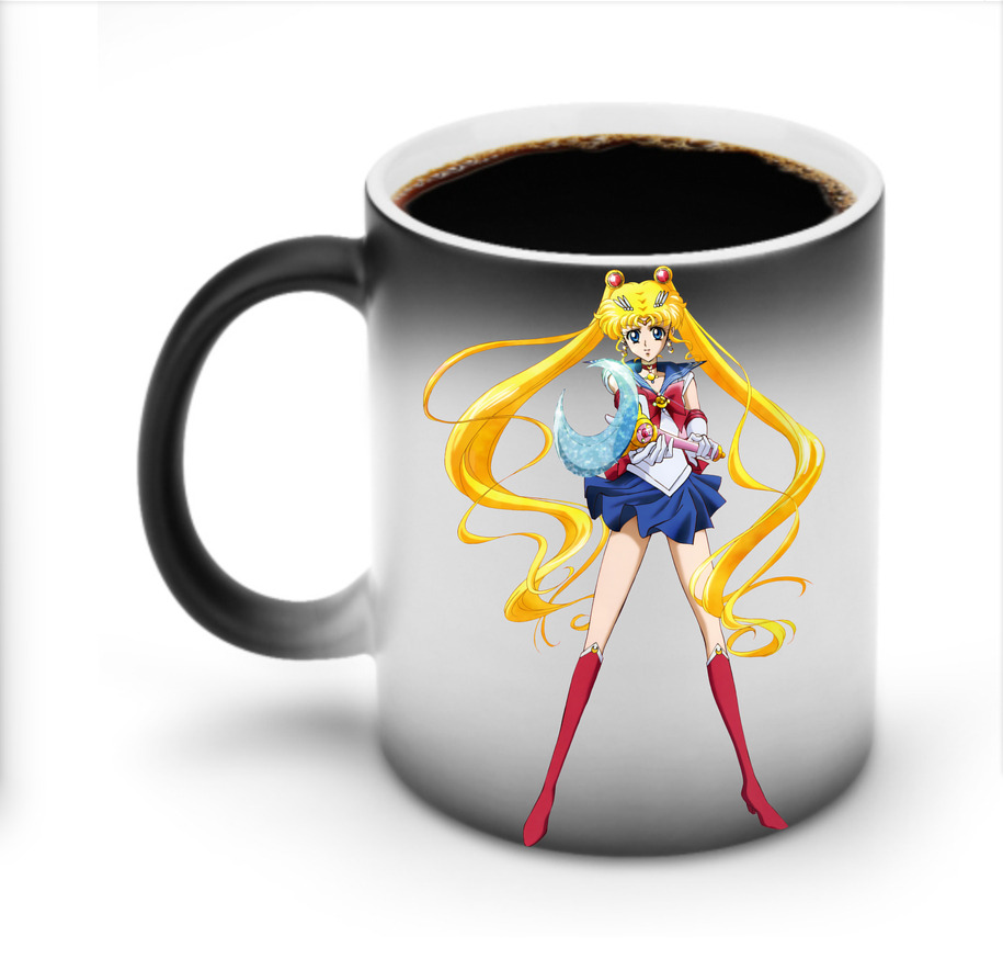 （画像用） 美少女戦士セーラームーン 月野 うさぎ つきの うさぎ Sailor Moon Tsukino Usagi 温度変色マグカップ