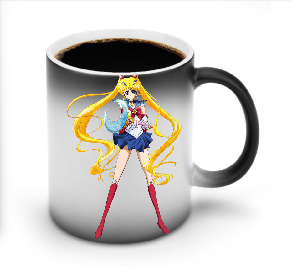 （画像用） 美少女戦士セーラームーン 月野 うさぎ つきの うさぎ Sailor Moon Tsukino Usagi 温度変色マグカップ