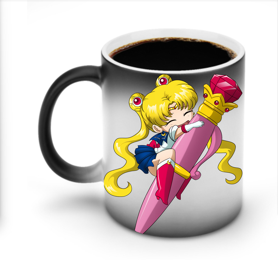 （画像用） 美少女戦士セーラームーン 月野 うさぎ つきの うさぎ Sailor Moon Tsukino Usagi 温度変色マグカップ
