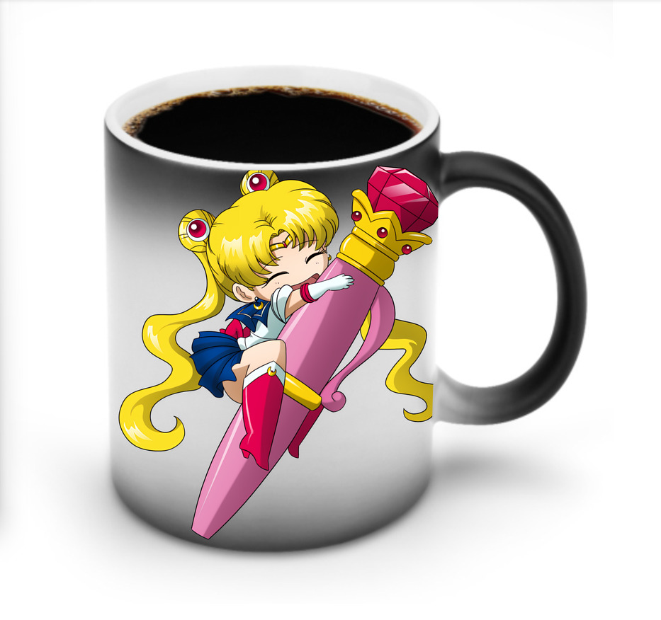 （画像用） 美少女戦士セーラームーン 月野 うさぎ つきの うさぎ Sailor Moon Tsukino Usagi 温度変色マグカップ