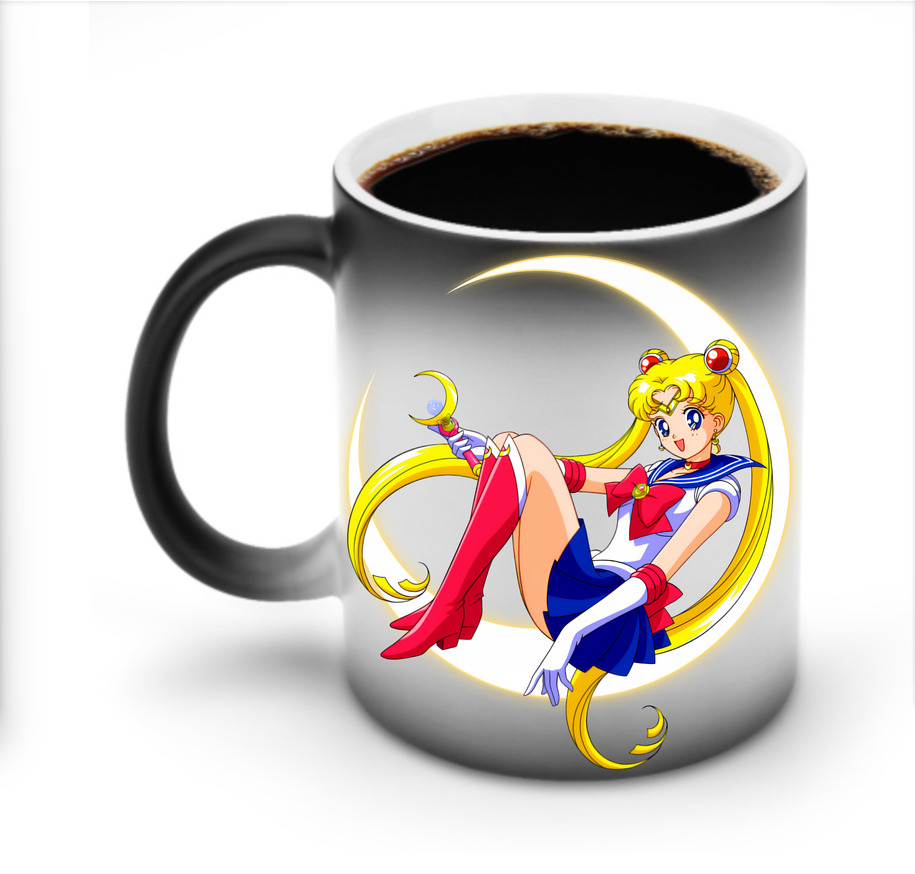 （画像用） 美少女戦士セーラームーン 月野 うさぎ つきの うさぎ Sailor Moon Tsukino Usagi 温度変色マグカップ