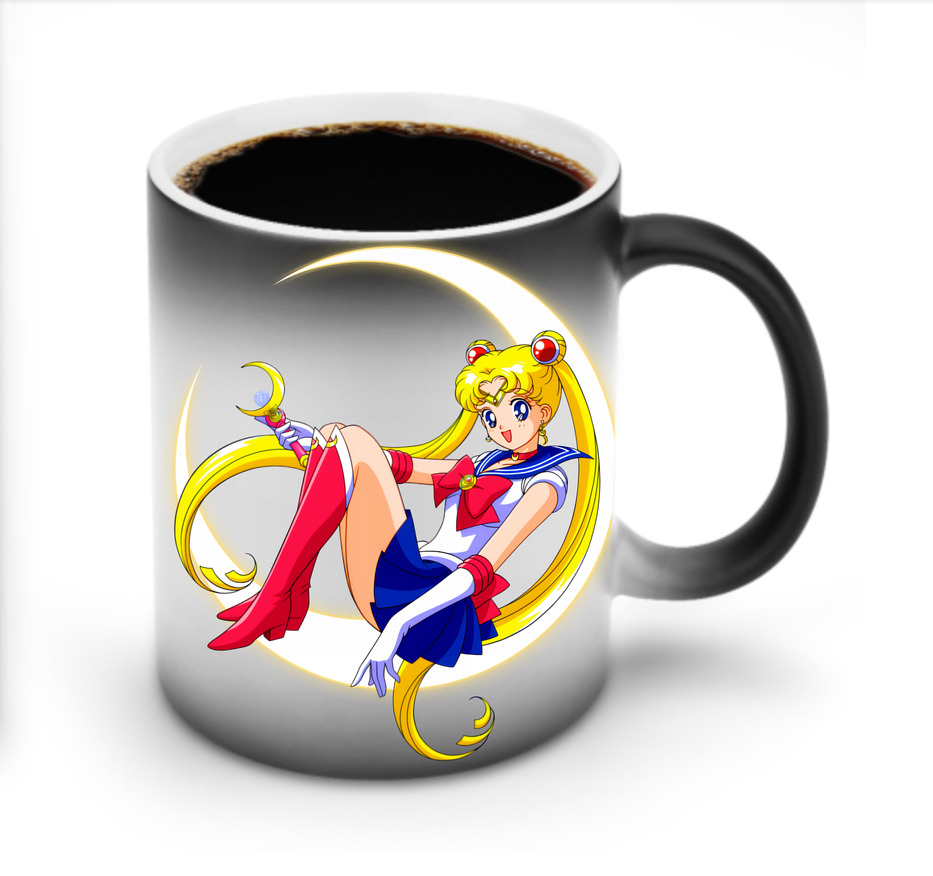 （画像用） 美少女戦士セーラームーン 月野 うさぎ つきの うさぎ Sailor Moon Tsukino Usagi 温度変色マグカップ