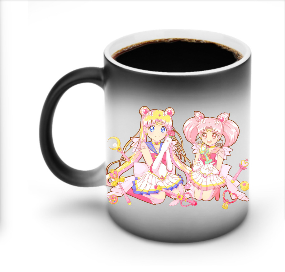 （画像用） 美少女戦士セーラームーン 月野 うさぎ つきの うさぎ Sailor Moon Tsukino Usagi 温度変色マグカップ
