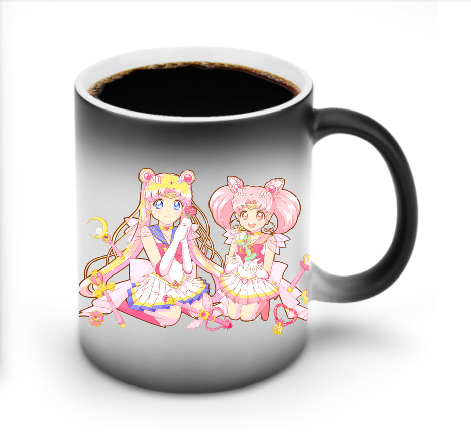（画像用） 美少女戦士セーラームーン 月野 うさぎ つきの うさぎ Sailor Moon Tsukino Usagi 温度変色マグカップ