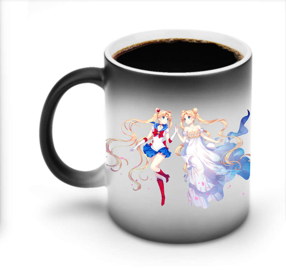 （画像用） 美少女戦士セーラームーン 月野 うさぎ つきの うさぎ Sailor Moon Tsukino Usagi 温度変色マグカップ