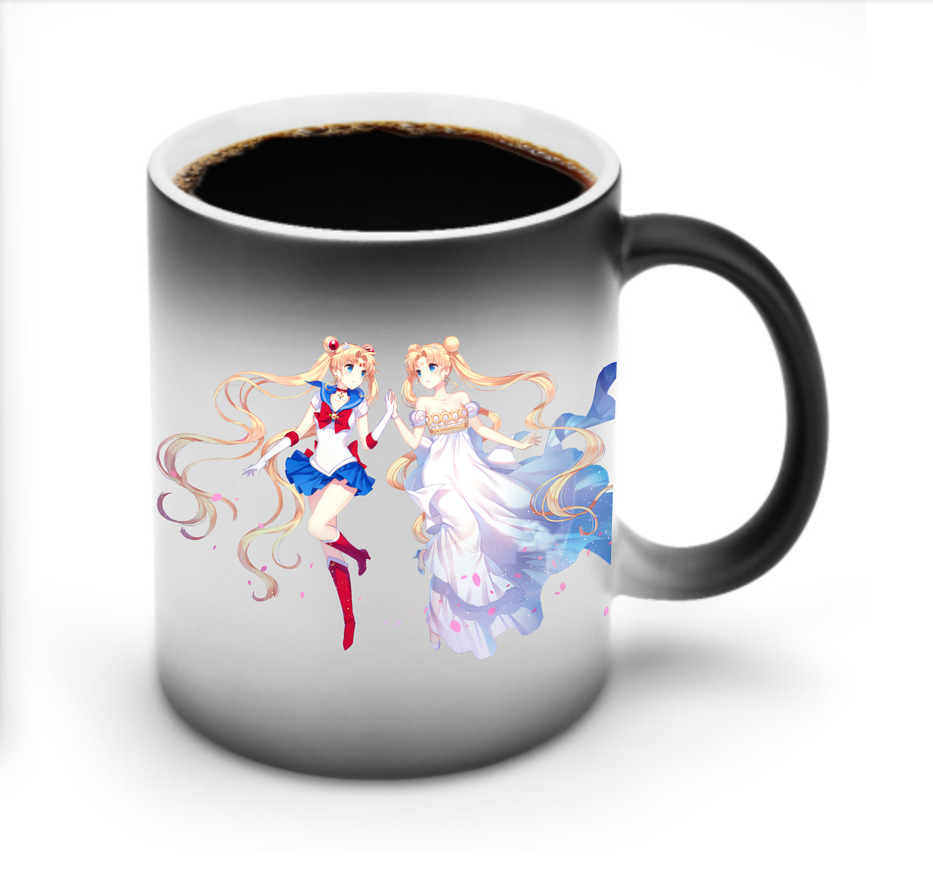 （画像用） 美少女戦士セーラームーン 月野 うさぎ つきの うさぎ Sailor Moon Tsukino Usagi 温度変色マグカップ