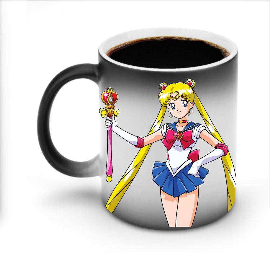（画像用） 美少女戦士セーラームーン 月野 うさぎ つきの うさぎ Sailor Moon Tsukino Usagi 温度変色マグカップ