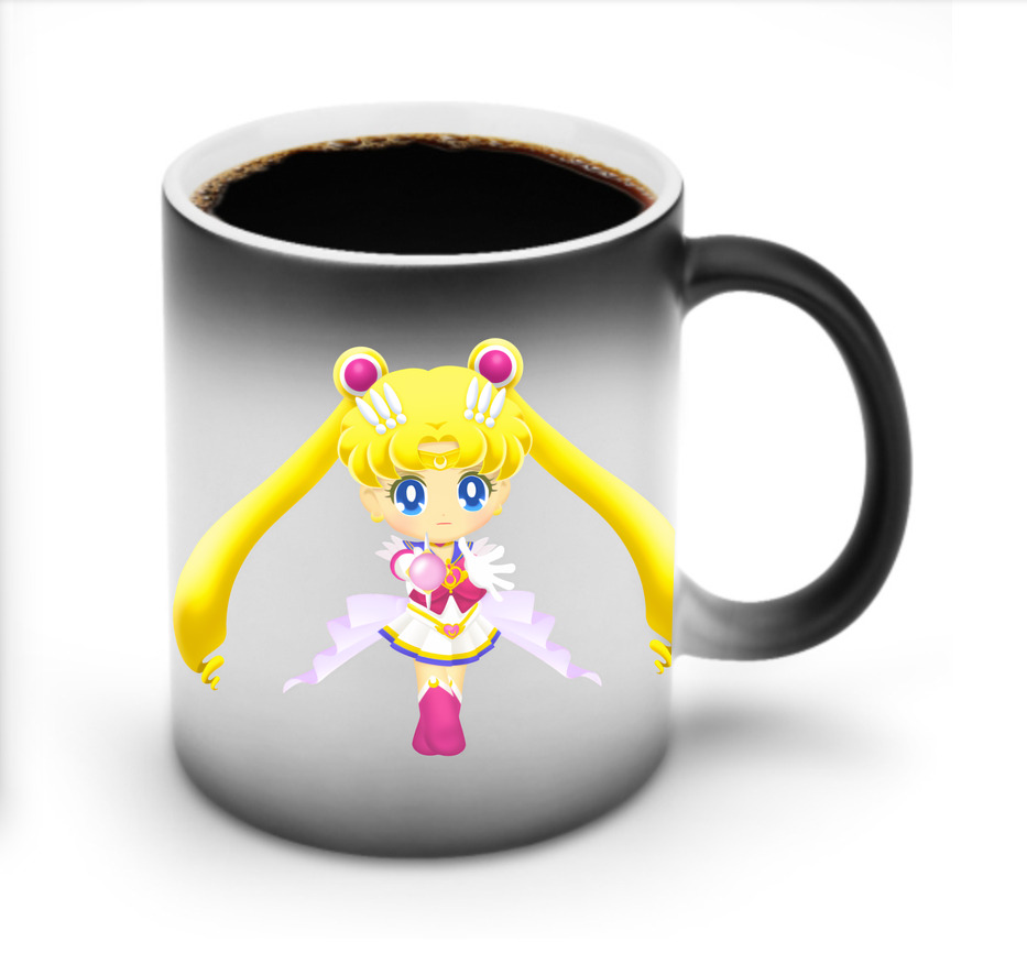 （画像用） 美少女戦士セーラームーン 月野 うさぎ つきの うさぎ Sailor Moon Tsukino Usagi 温度変色マグカップ