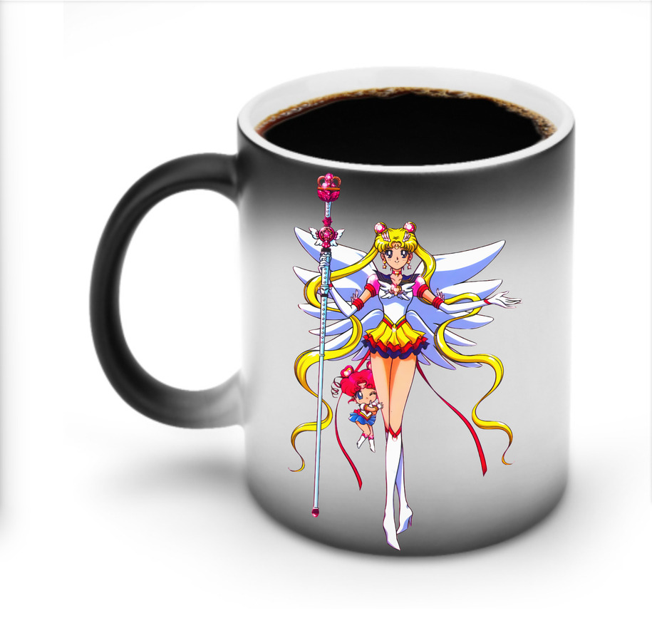 （画像用） 美少女戦士セーラームーン 月野 うさぎ つきの うさぎ Sailor Moon Tsukino Usagi 温度変色マグカップ